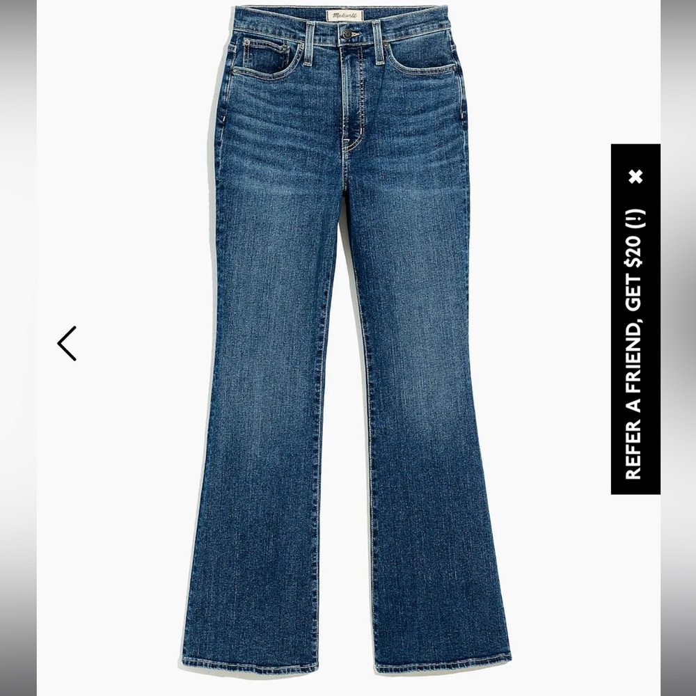 NWT Madewell Tall Vintage Flare Jeans